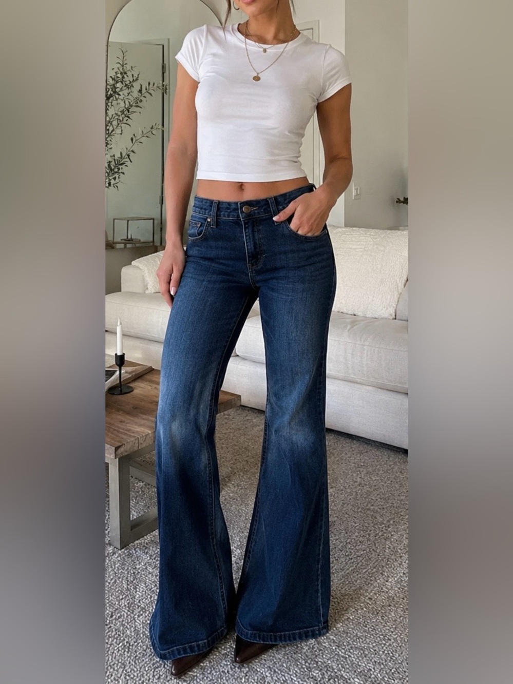 Cinch Dark Blue Women's Flare Jeans 30/9 R